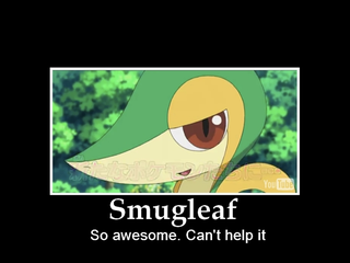 Illustration for article titled Smugleaf Is A Better Name Than Snivy
